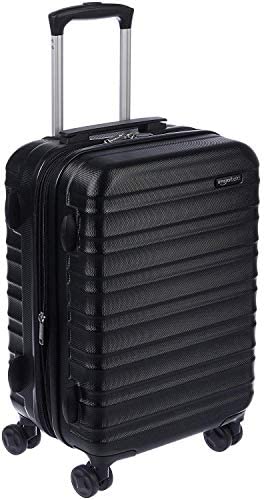 Expandable Suitcase Luggage with Wheels, 21 Inch, Black | Suitcases